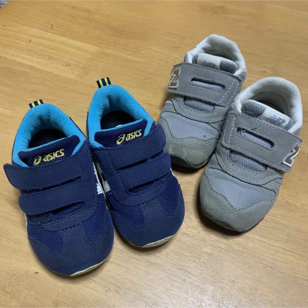 New Balance(ニューバランス)のASICS/NewBalance/スニーカーセット　14.5cm キッズ/ベビー/マタニティのベビー靴/シューズ(~14cm)(スニーカー)の商品写真