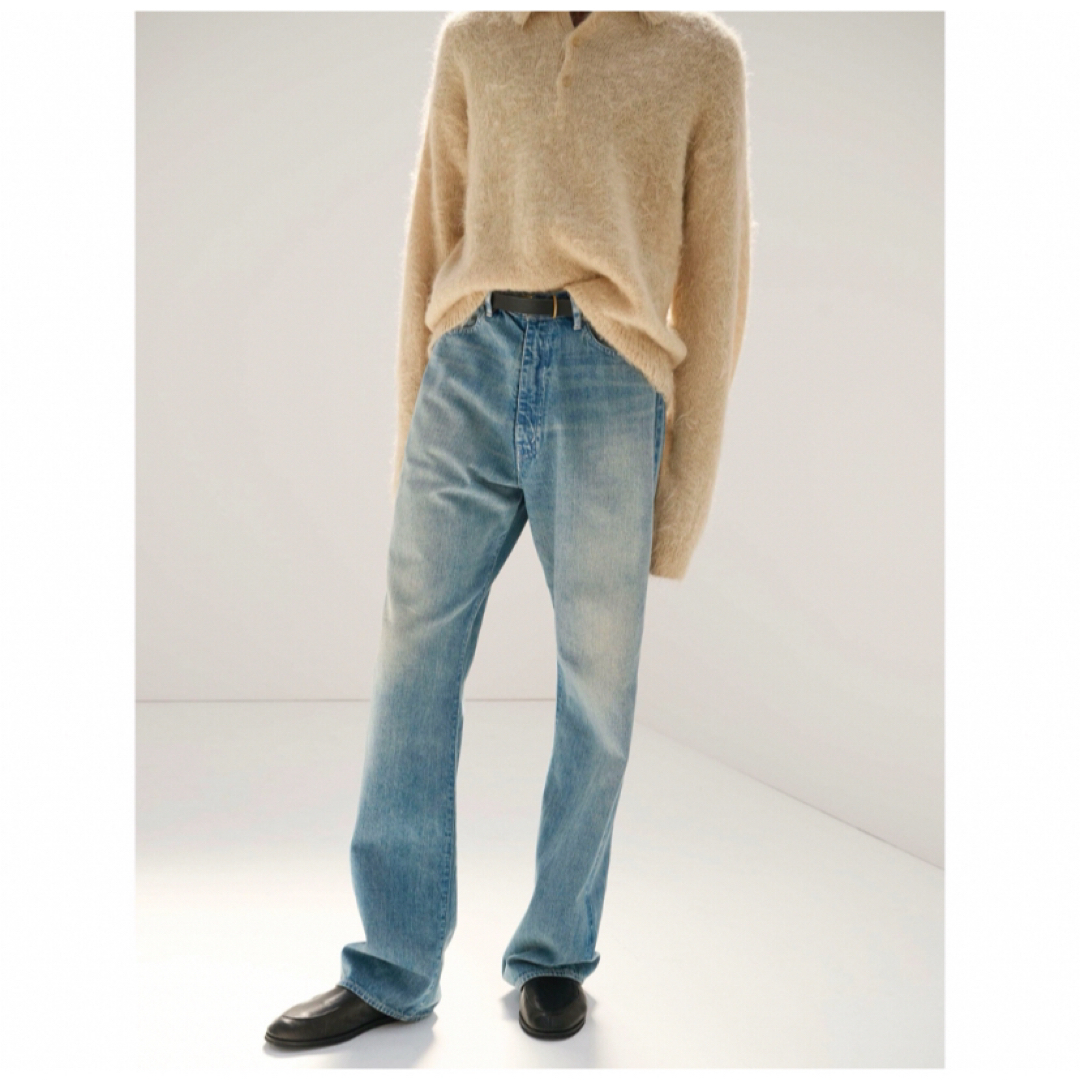 AURALEE - SELVEDGE FADED LIGHT DENIM PANTS 23awの通販 by きんどる