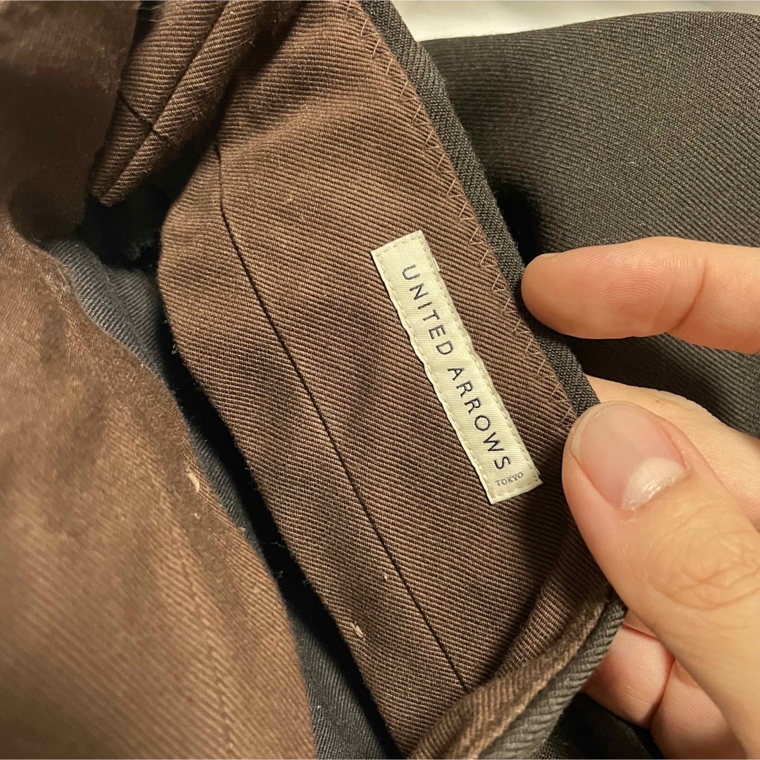 UNITED ARROWS(ユナイテッドアローズ)のユナイテッドアローズ　スラックス　ブラウン　茶色 メンズのパンツ(スラックス)の商品写真