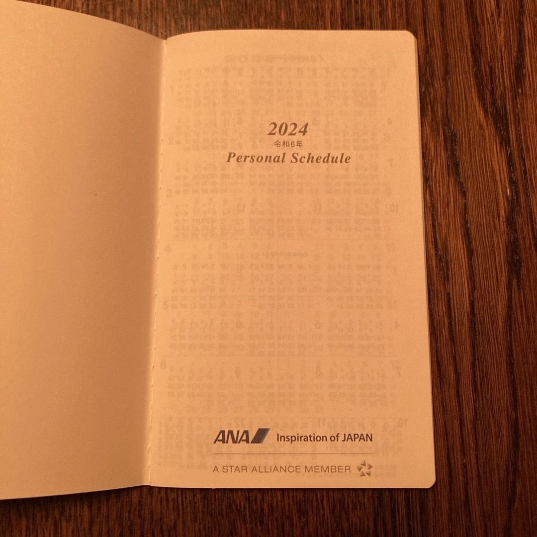 ANA(全日本空輸)(エーエヌエー(ゼンニッポンクウユ))のスケジュールカレンダー インテリア/住まい/日用品の文房具(カレンダー/スケジュール)の商品写真