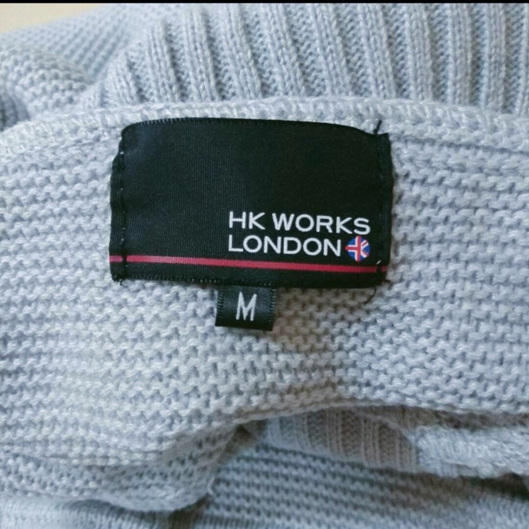 しまむら(シマムラ)の未使用 しまむら HK WORKS LONDON ハイネック ニット グレー M レディースのトップス(ニット/セーター)の商品写真