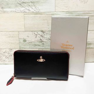 ヴィヴィアンウエストウッド(Vivienne Westwood)の【匿名配送】ヴィヴィアン ウエストウッド　長財布　ブラック　メンズ　レディース(財布)