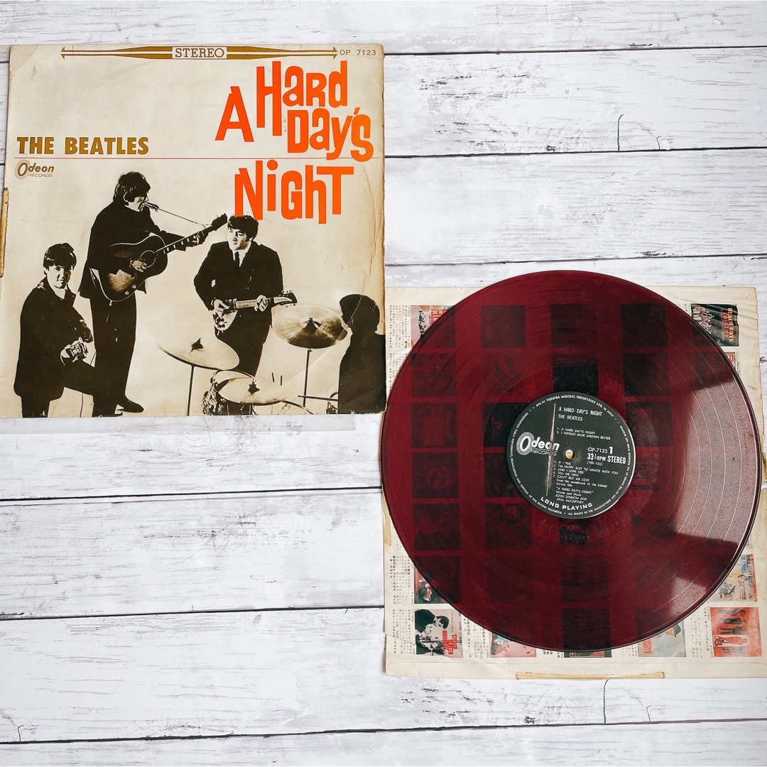 THE BEATLES - 【4枚セット】THE BEATLES 赤盤 LPの通販 by もんちっち