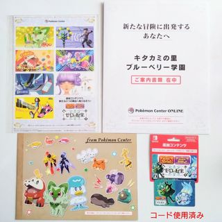 ポケモン(ポケモン)の【コード使用済】ポケモンSV ゼロの秘宝 ポケモンセンターオンライン購入特典(ノベルティグッズ)