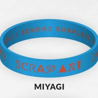 水瀬いのり SCRAP ART 会場限定 公演別ラバーバンド 仙台 宮城(声優/アニメ)