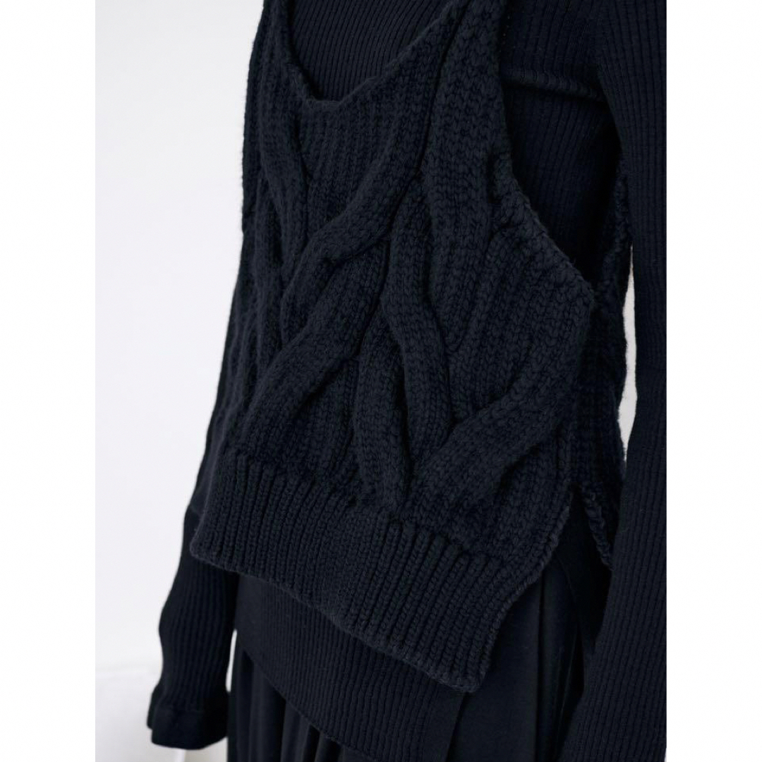 大幅値下げ！　ENFOLD RIB×CABLE LAYERED PULLOVER