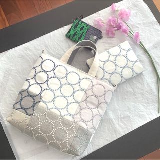 🌸マム様♡ご予約♡専用♡タンバリンパッチのトートバッグ♡他計3点(バッグ)