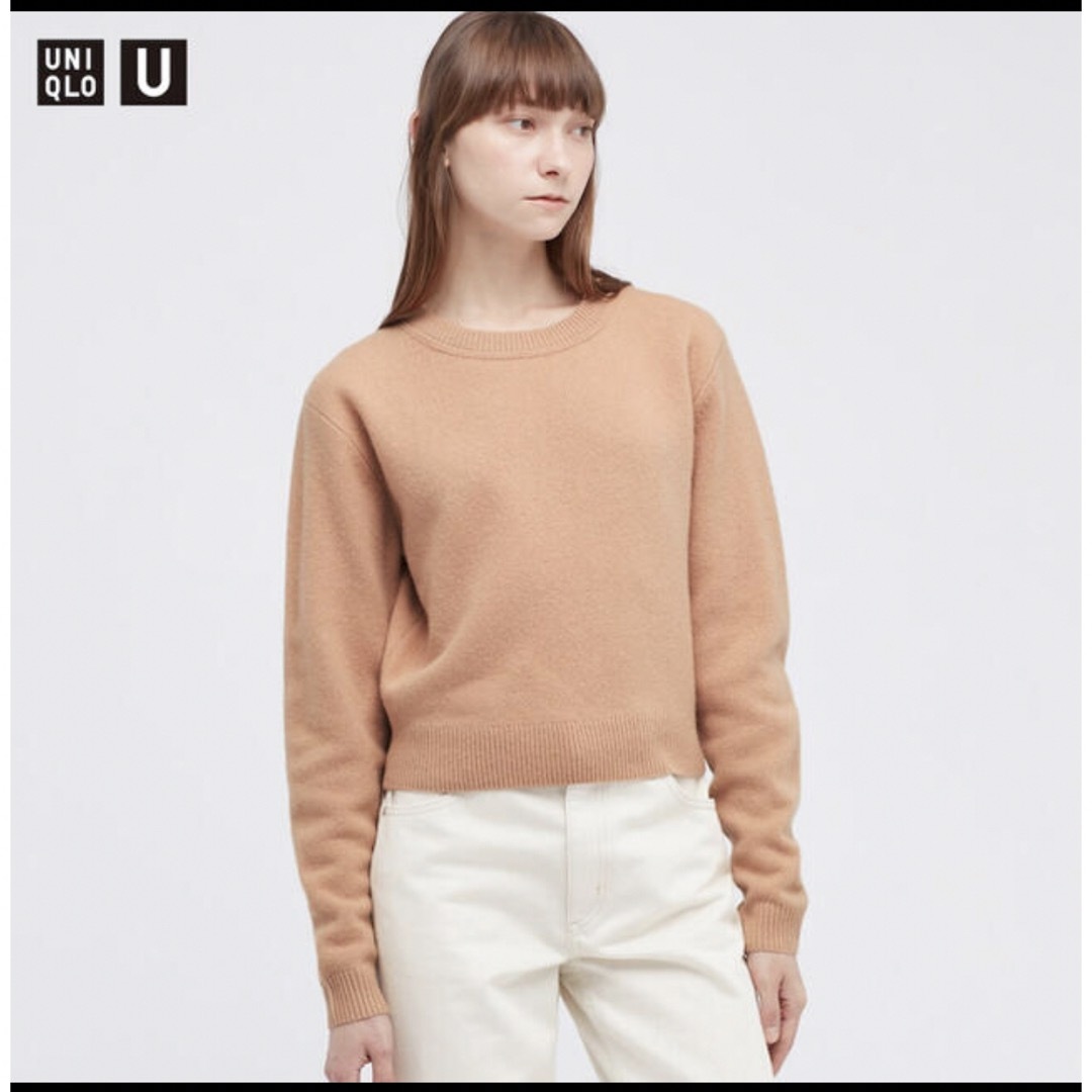 UNIQLO(ユニクロ)のプレミアム　ラムクロップドセーター レディースのトップス(ニット/セーター)の商品写真