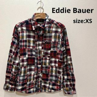 エディーバウアー(Eddie Bauer)のエディーバウアー Eddie Bauer シャツ パッチワーク チェック XS(シャツ)