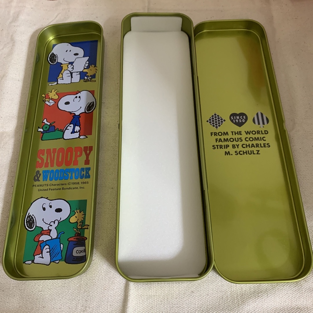 PEANUTS(ピーナッツ)のスヌーピー 筆箱 カンカン インテリア/住まい/日用品の文房具(ペンケース/筆箱)の商品写真