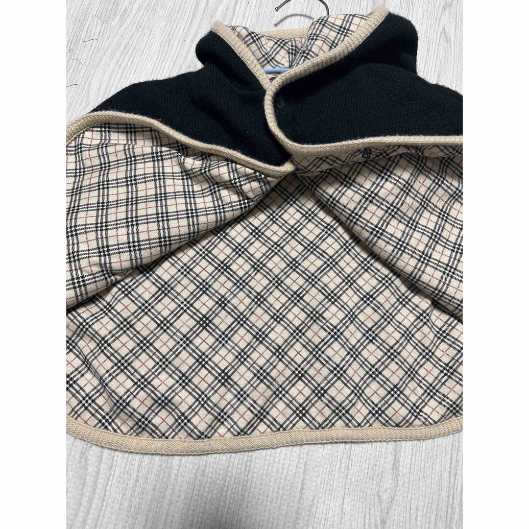 BURBERRY(バーバリー)のバーバリー　ベビー　ポンチョ キッズ/ベビー/マタニティのベビー服(~85cm)(カーディガン/ボレロ)の商品写真