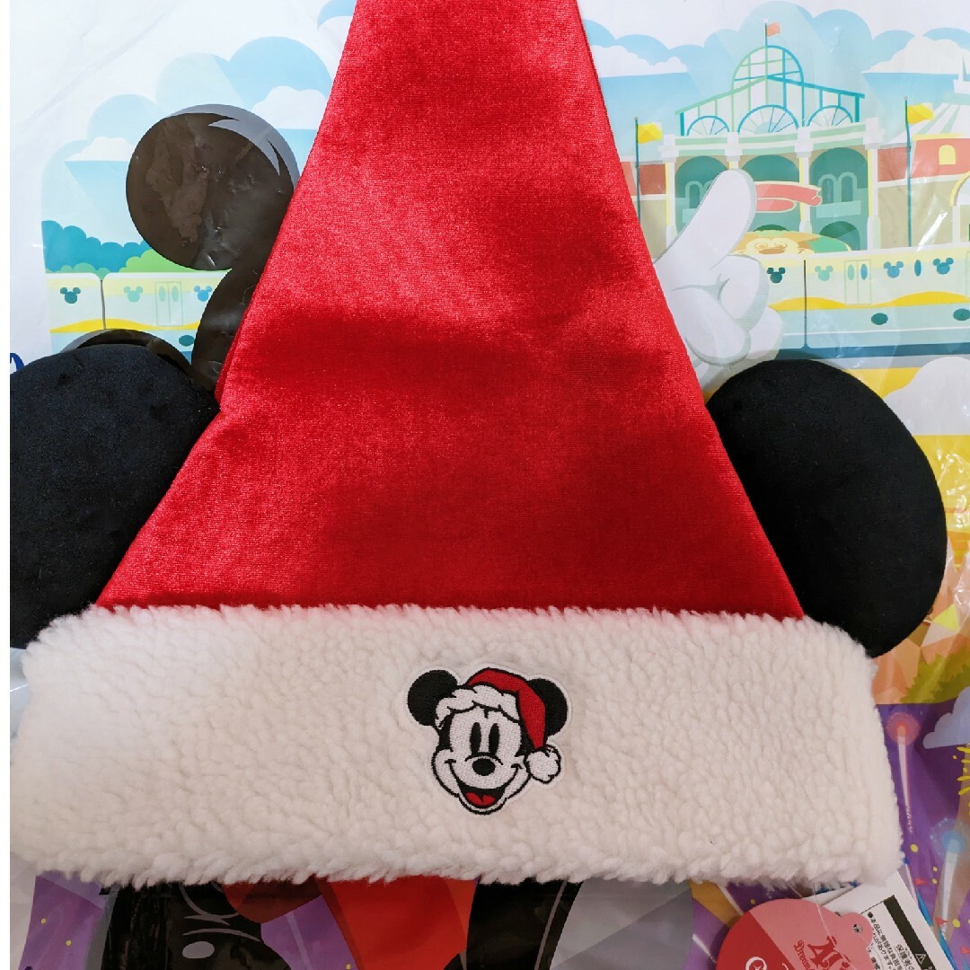 Disney(ディズニー)の【お品切れ】クリスマス　ファンキャップ　ディズニー エンタメ/ホビーのおもちゃ/ぬいぐるみ(キャラクターグッズ)の商品写真