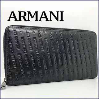 ARMANI EXCHANGE - ARMANI EXCHANGE A I X ラウンドファスナー長財布の