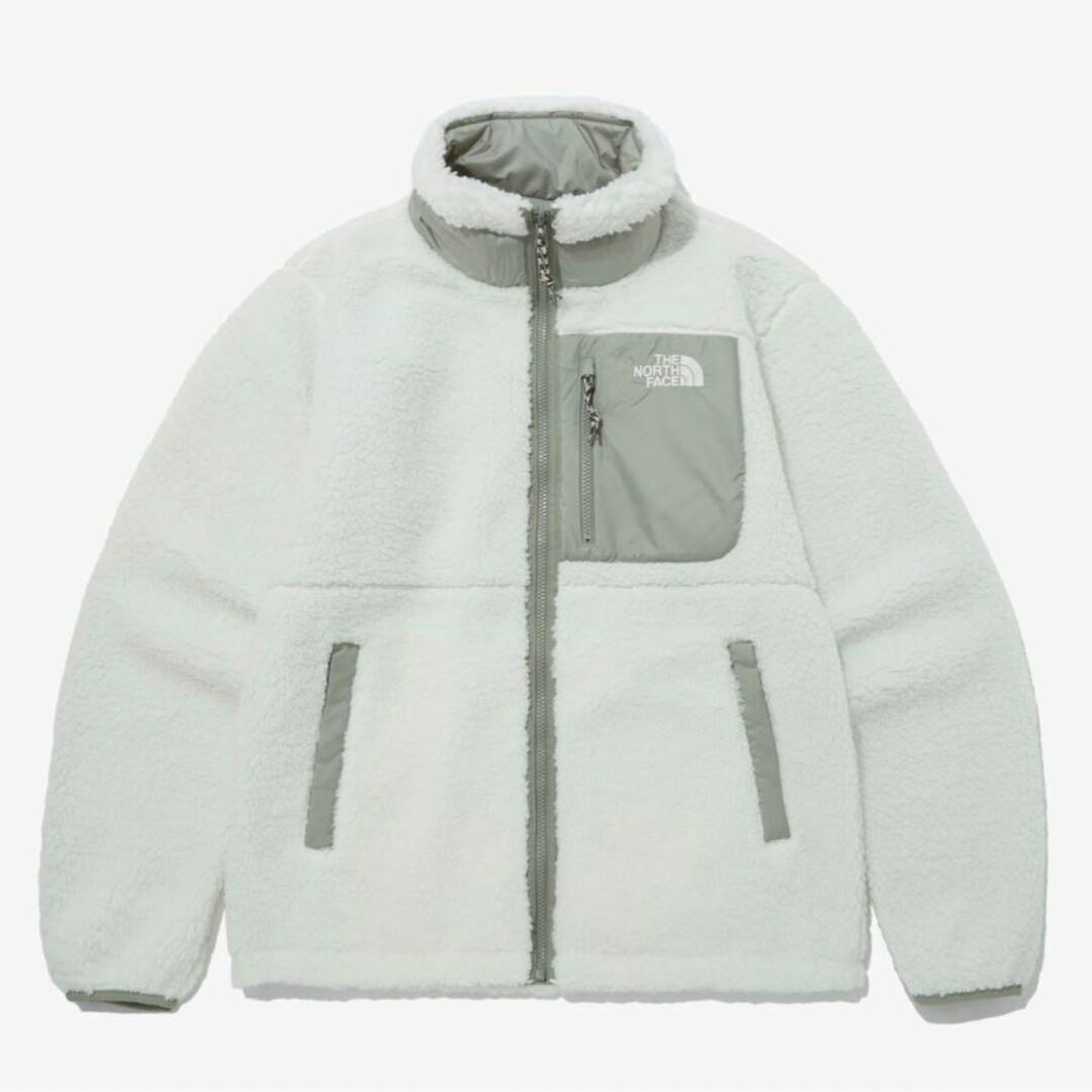 THE NORTH FACE(ザノースフェイス)の【ラスト】THENORTHFACE プレイグリーンリバーシブルフリースジャケット メンズのジャケット/アウター(その他)の商品写真