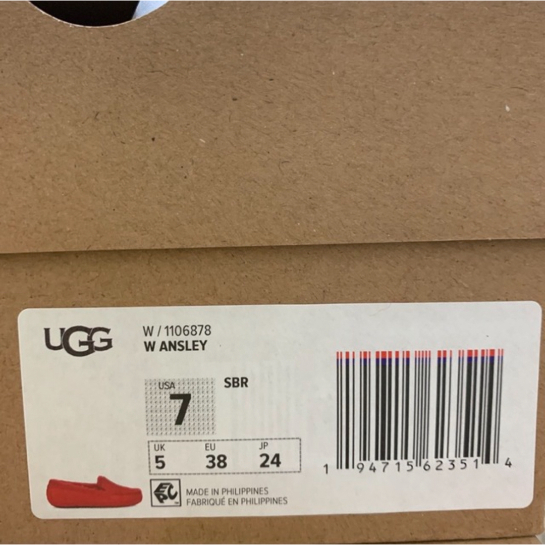 UGG - 新品未使用!正規品UGGアンスレー サンバレッド24センチの通販