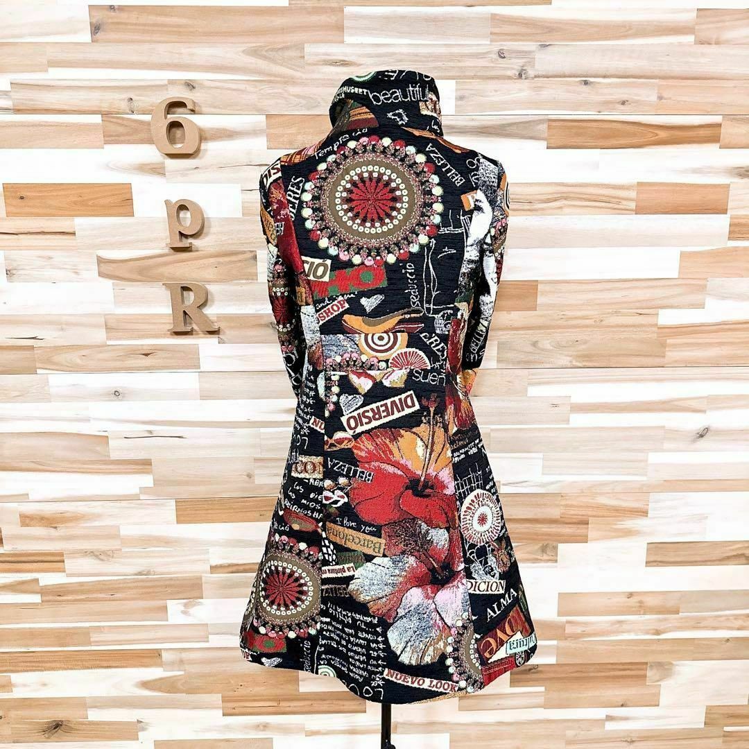 Desigual　デシグアル コート　ジャガード織り美品