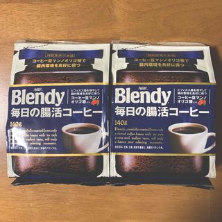 エイージーエフ(AGF)のブレンディ　毎日の腸活コーヒー　１４０g × ２(コーヒー)