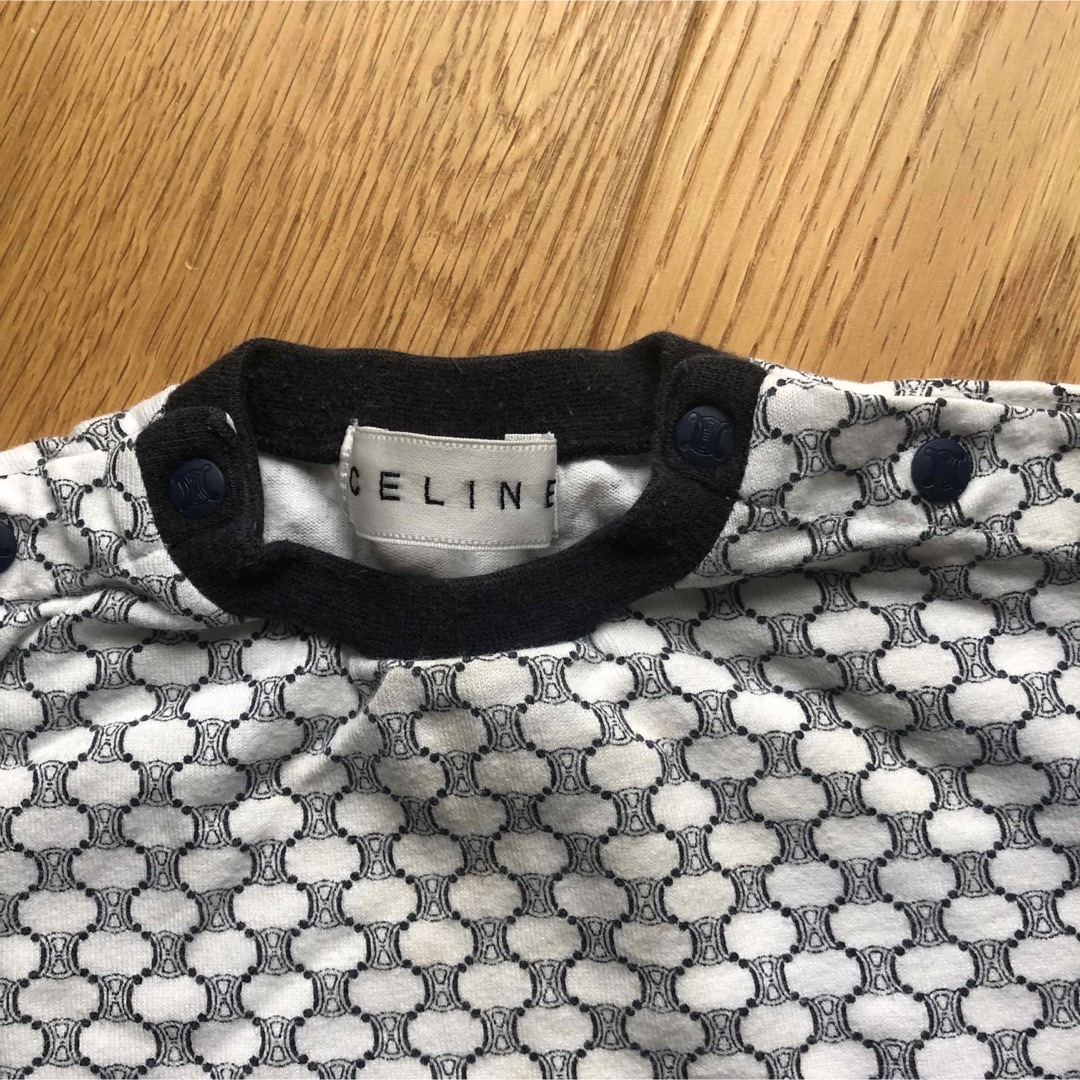 celine(セリーヌ)のセリーヌ　ロングTシャツ　80cm キッズ/ベビー/マタニティのベビー服(~85cm)(Ｔシャツ)の商品写真