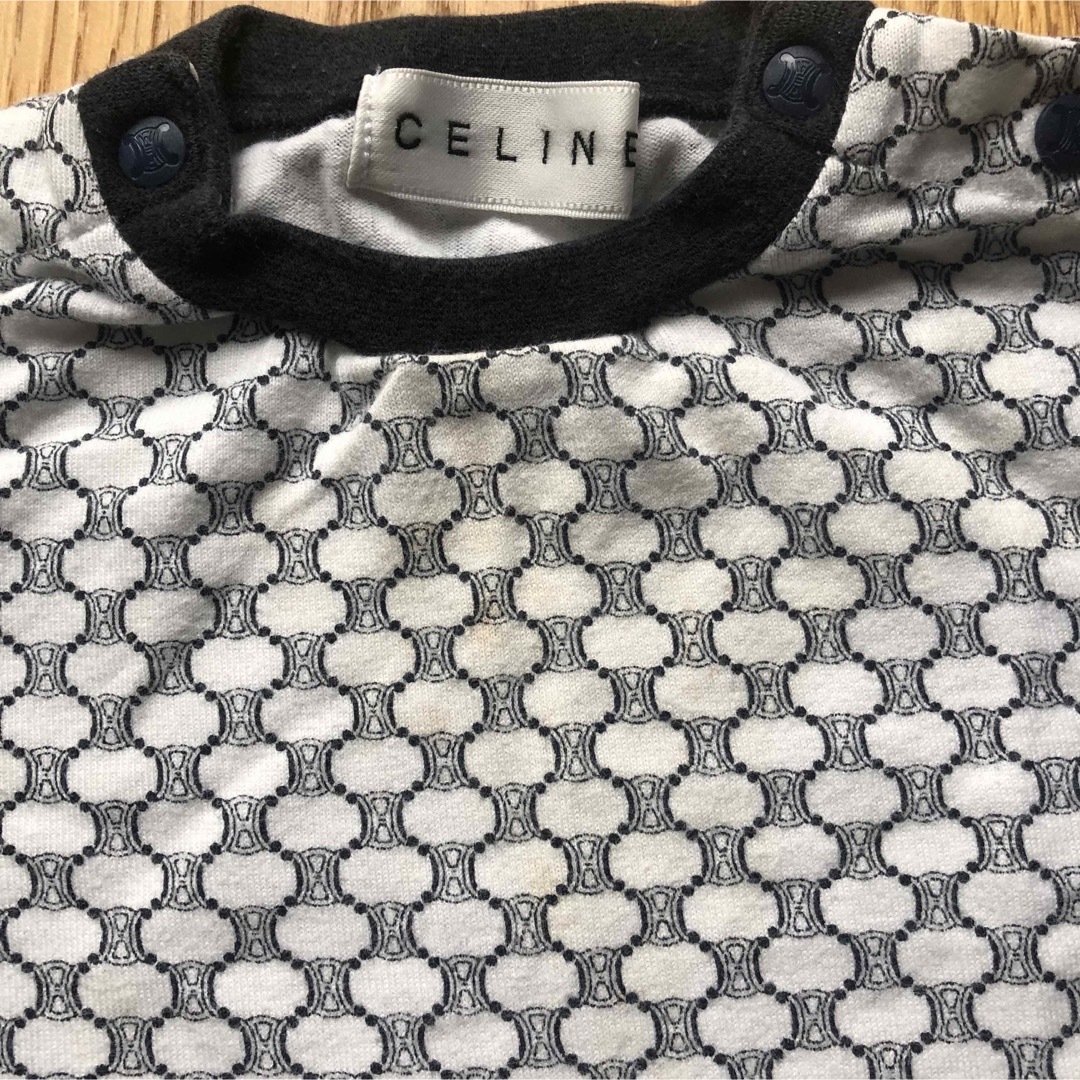 celine(セリーヌ)のセリーヌ　ロングTシャツ　80cm キッズ/ベビー/マタニティのベビー服(~85cm)(Ｔシャツ)の商品写真