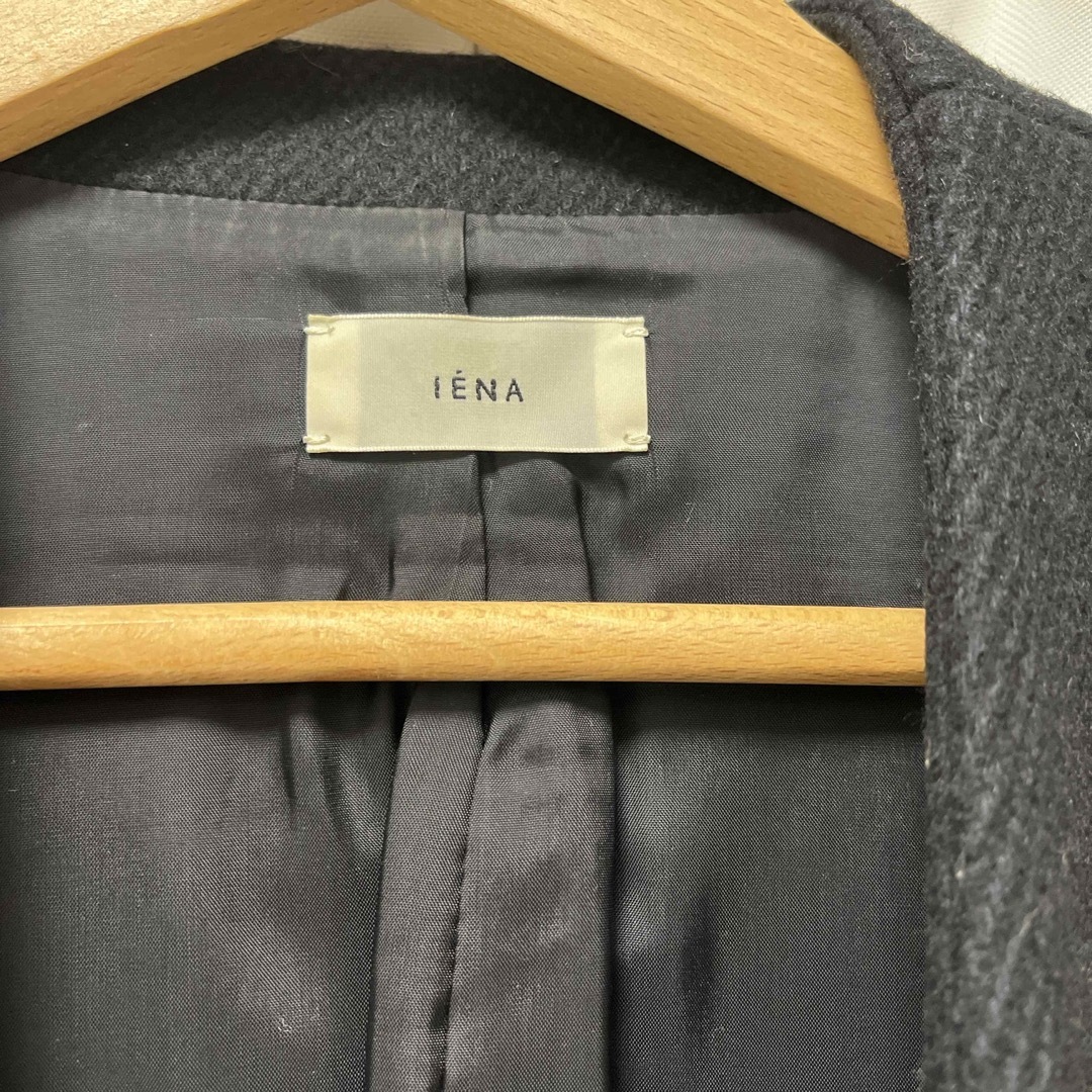 IENA(イエナ)のIENA Vネック デザインコート36 NO.17-020-900-2040 レディースのジャケット/アウター(ロングコート)の商品写真