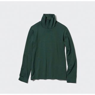 ユニクロ(UNIQLO)のユニクロ スムースストレッチコットンタートルネックT（長袖） XXL(Tシャツ(長袖/七分))