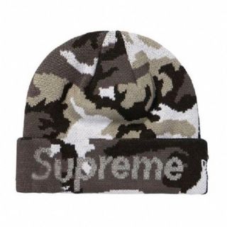 シュプリーム(Supreme)のSupreme New Era Split Beanie "Black"(ニット帽/ビーニー)