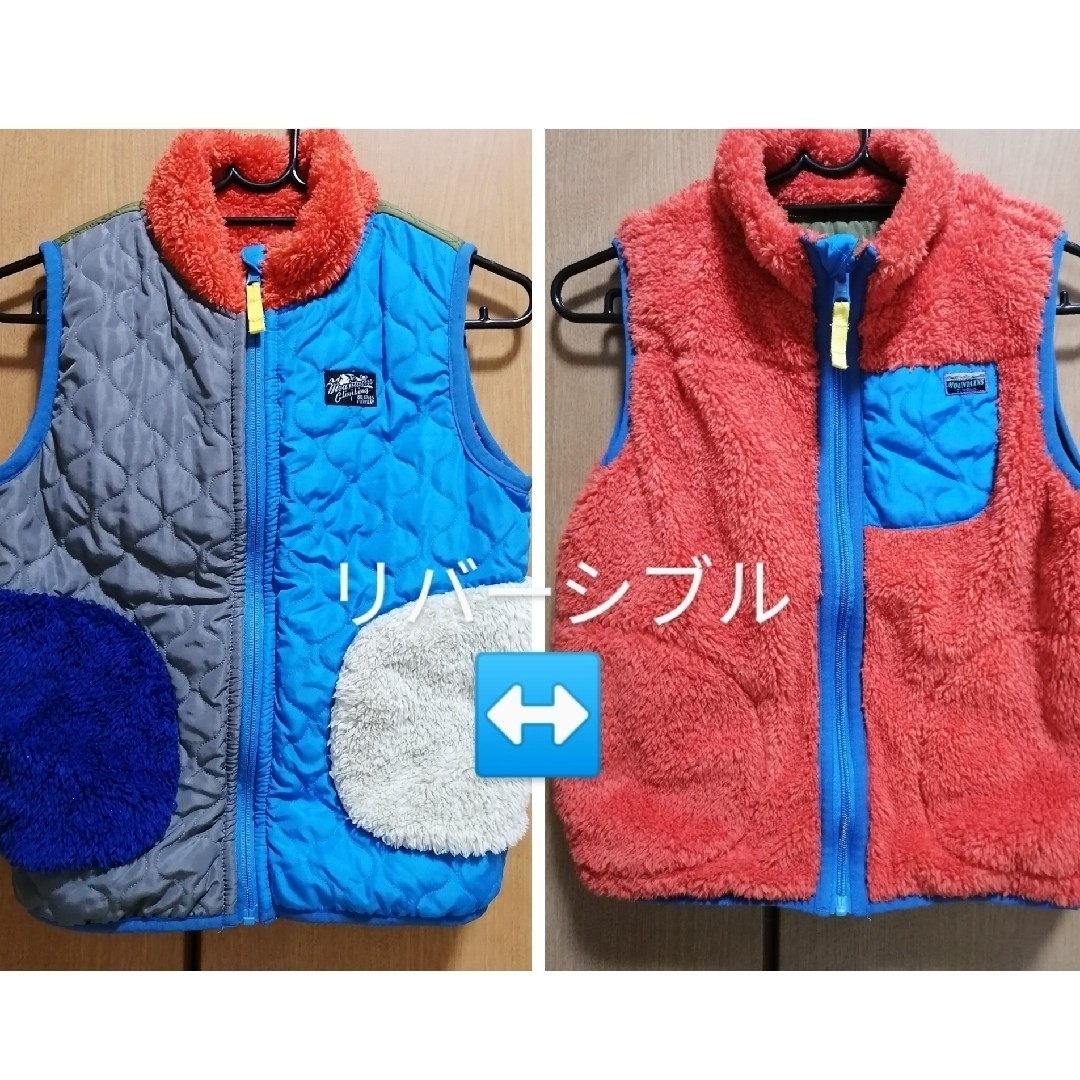 F.O.KIDS(エフオーキッズ)の【美品USED】F.O.KIDS リバーシブルベスト　140 キッズ/ベビー/マタニティのキッズ服男の子用(90cm~)(ジャケット/上着)の商品写真