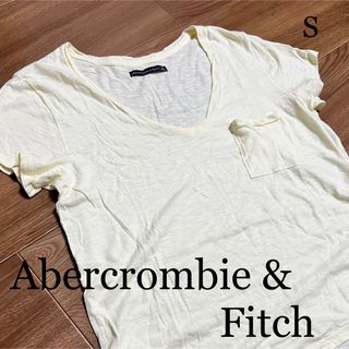 アバクロンビーアンドフィッチ(Abercrombie&Fitch)の【美品】アバクロ レディースTシャツ S(Tシャツ(半袖/袖なし))