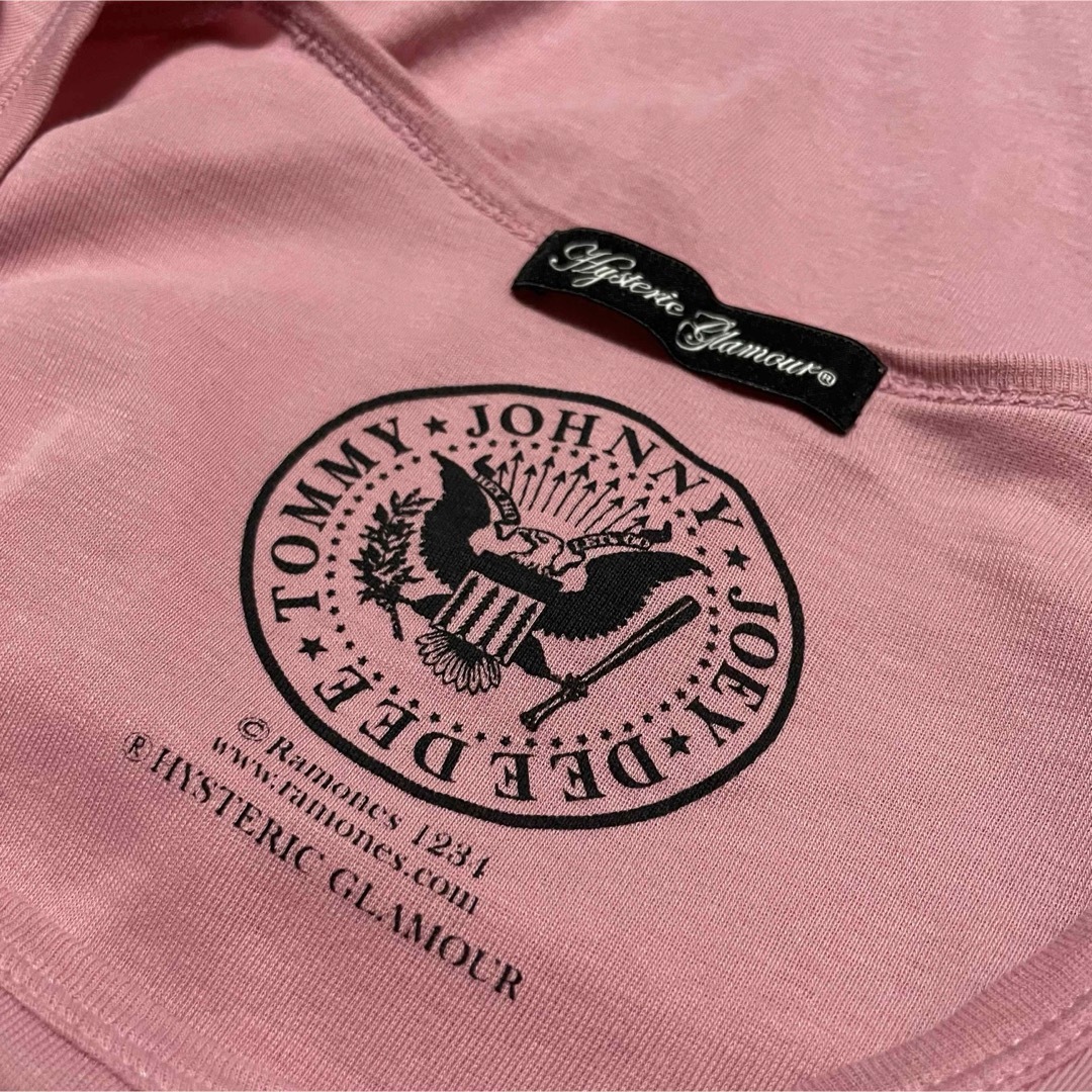 HYSTERIC GLAMOUR(ヒステリックグラマー)のヒステリックグラマー【美品】RAMONES プリント 長袖 カットソー レディースのトップス(カットソー(長袖/七分))の商品写真