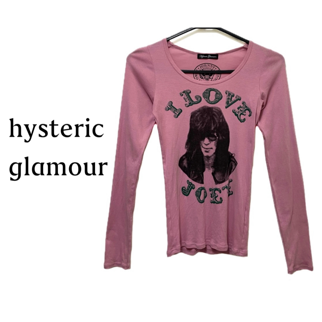 HYSTERIC GLAMOUR(ヒステリックグラマー)のヒステリックグラマー【美品】RAMONES プリント 長袖 カットソー レディースのトップス(カットソー(長袖/七分))の商品写真