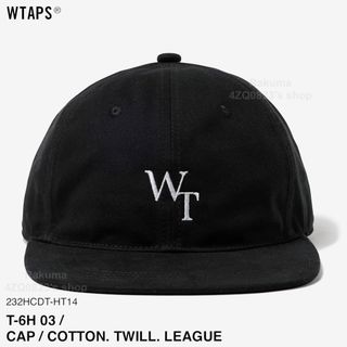 ダブルタップス(W)taps)のWTAPS T-6H 03 CAP COTTON TWILL LEAGUE 黒(キャップ)