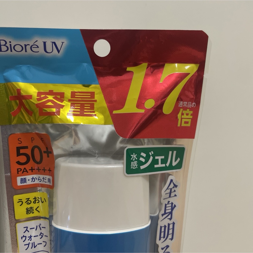 Biore(ビオレ)のビオレUVアクアリッチウォータリージェル 通常品の1.7倍 コスメ/美容のボディケア(日焼け止め/サンオイル)の商品写真
