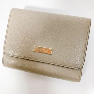 FURLA　三つ折財布　チューベローズ柄