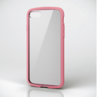 エレコム(ELECOM)のiPhone 8用TOUGH SLIM LITE/フレームカラー ピンク(iPhoneケース)