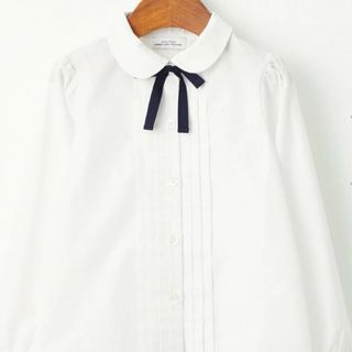 ユナイテッドアローズグリーンレーベルリラクシング(UNITED ARROWS green label relaxing)のリボンタック丸襟ブラウス　size125(ブラウス)