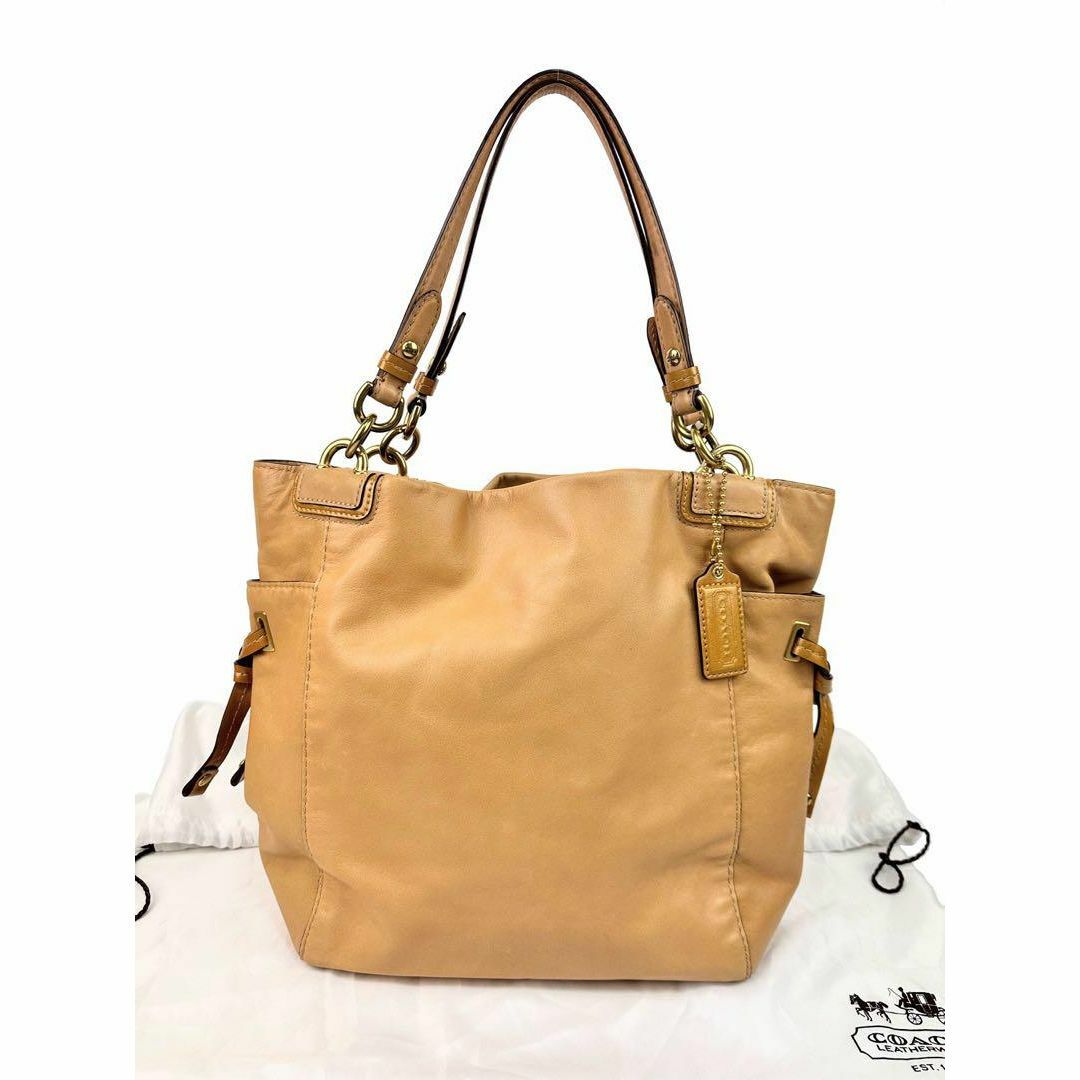 COACH - コーチ トートバッグ グラブタンレザー キャメル PC A4 肩掛け
