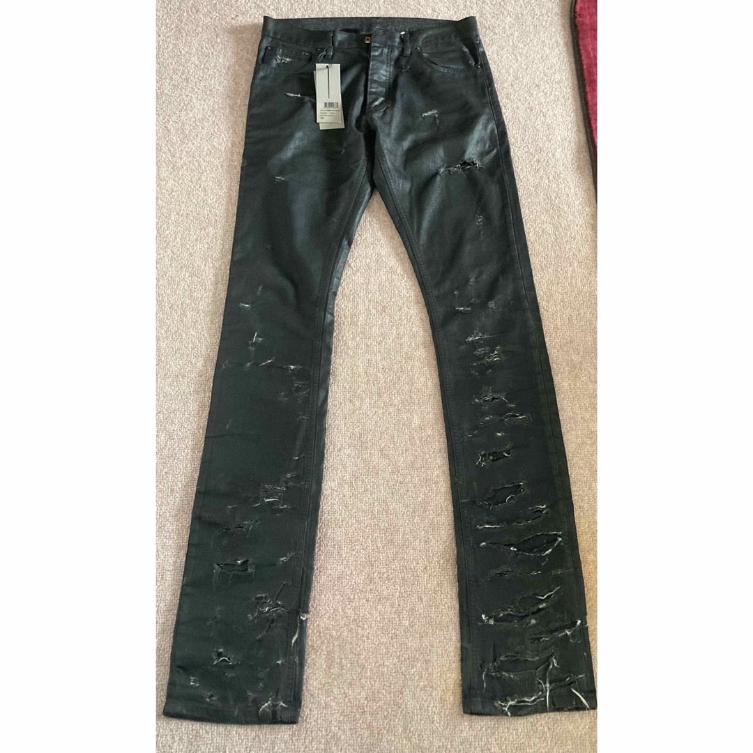 美品 タグ付き 04ss Dior homme デストロイデニム