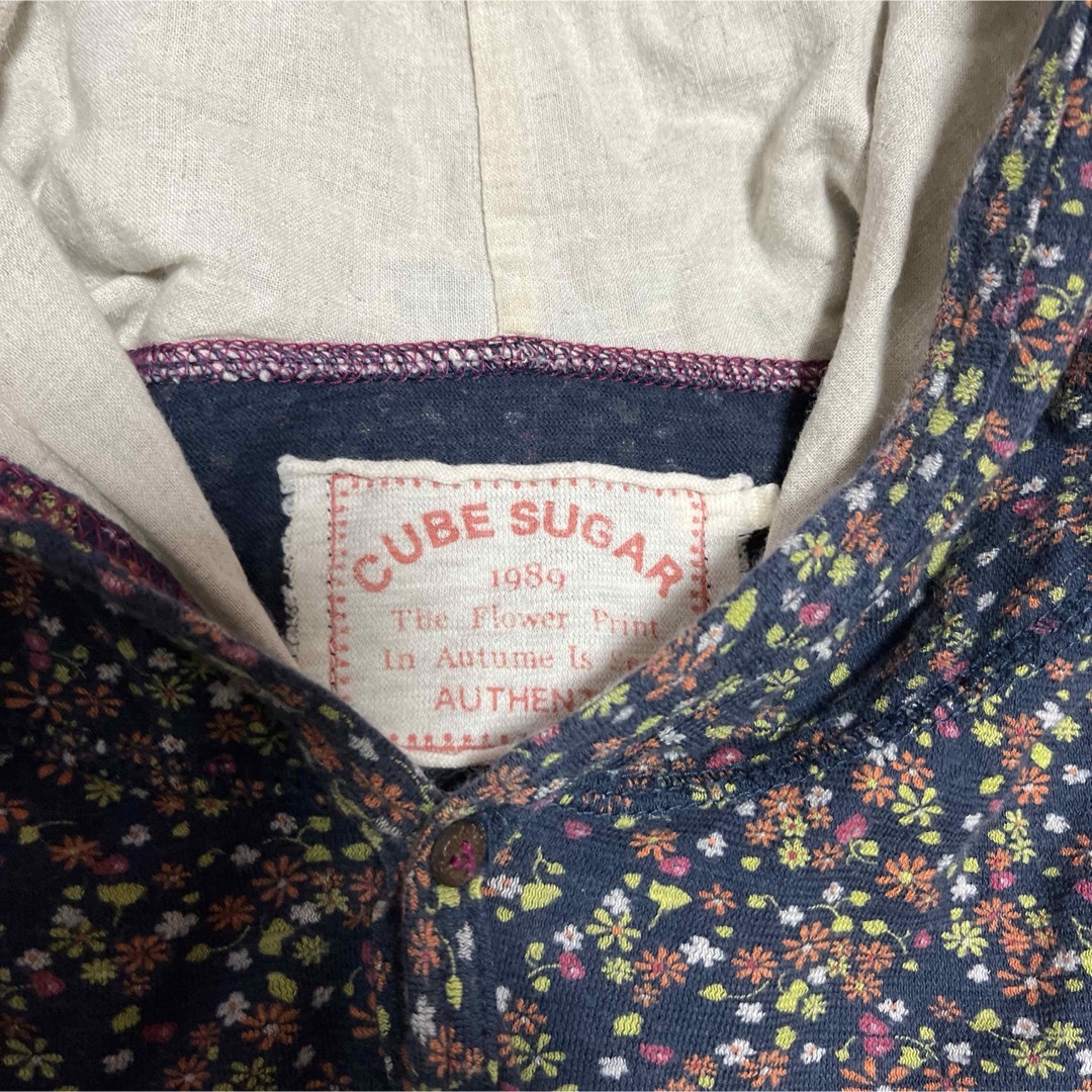 CUBE SUGAR(キューブシュガー)の値下げ‼️キューブシュガー　長袖Tシャツパーカー レディースのトップス(Tシャツ(長袖/七分))の商品写真