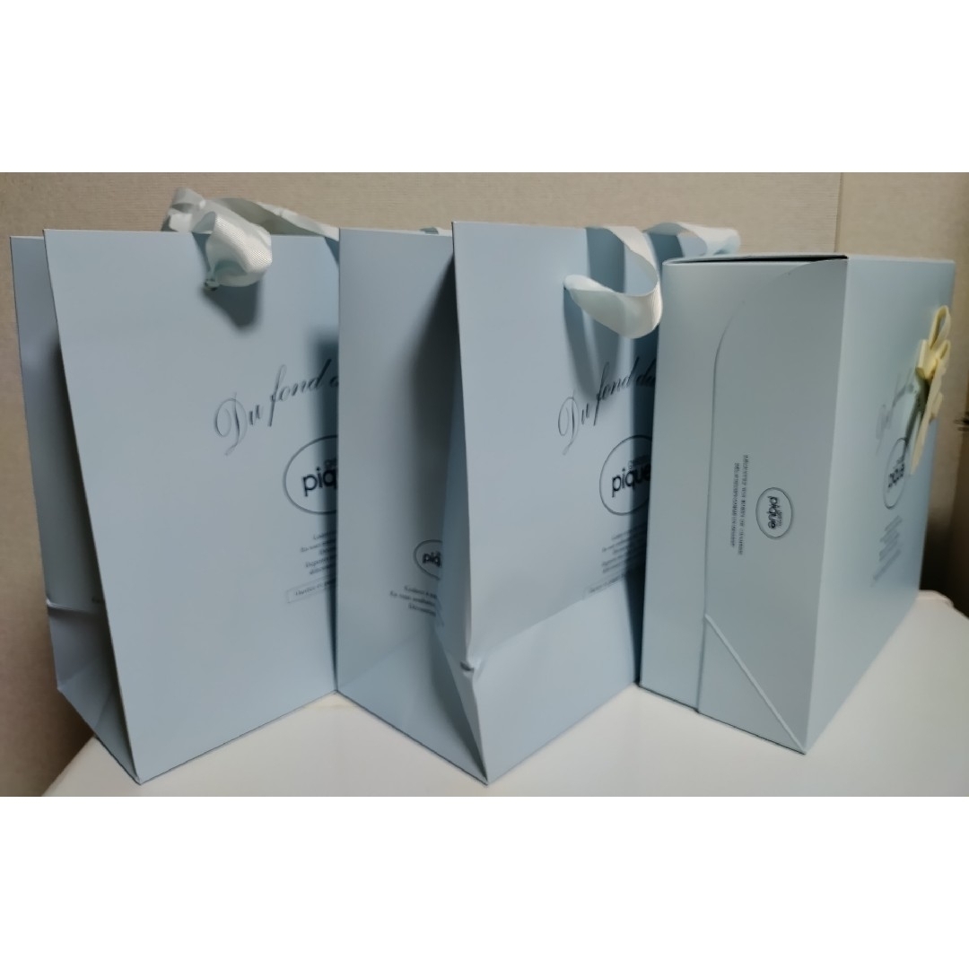 gelato pique(ジェラートピケ)のgelato pique 紙袋2枚&ボックス1箱 ショップ袋 ジェラートピケ レディースのバッグ(ショップ袋)の商品写真