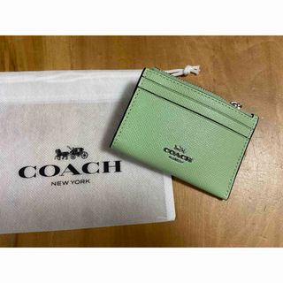 コーチ(COACH)のコーチ　ミニスキニーIDケース　小銭入れ　キーリング(コインケース)