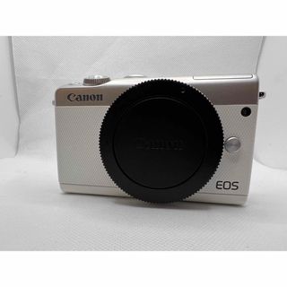 キヤノン(Canon)の美品　EOS M100 ボディ　ホワイト(ミラーレス一眼)