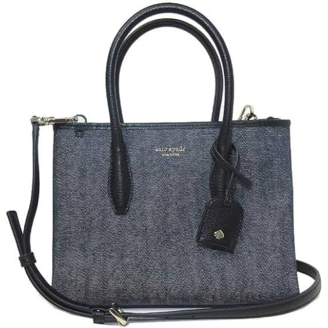 (美品)  ケイトスペード Kate spade new york バッグ 紺