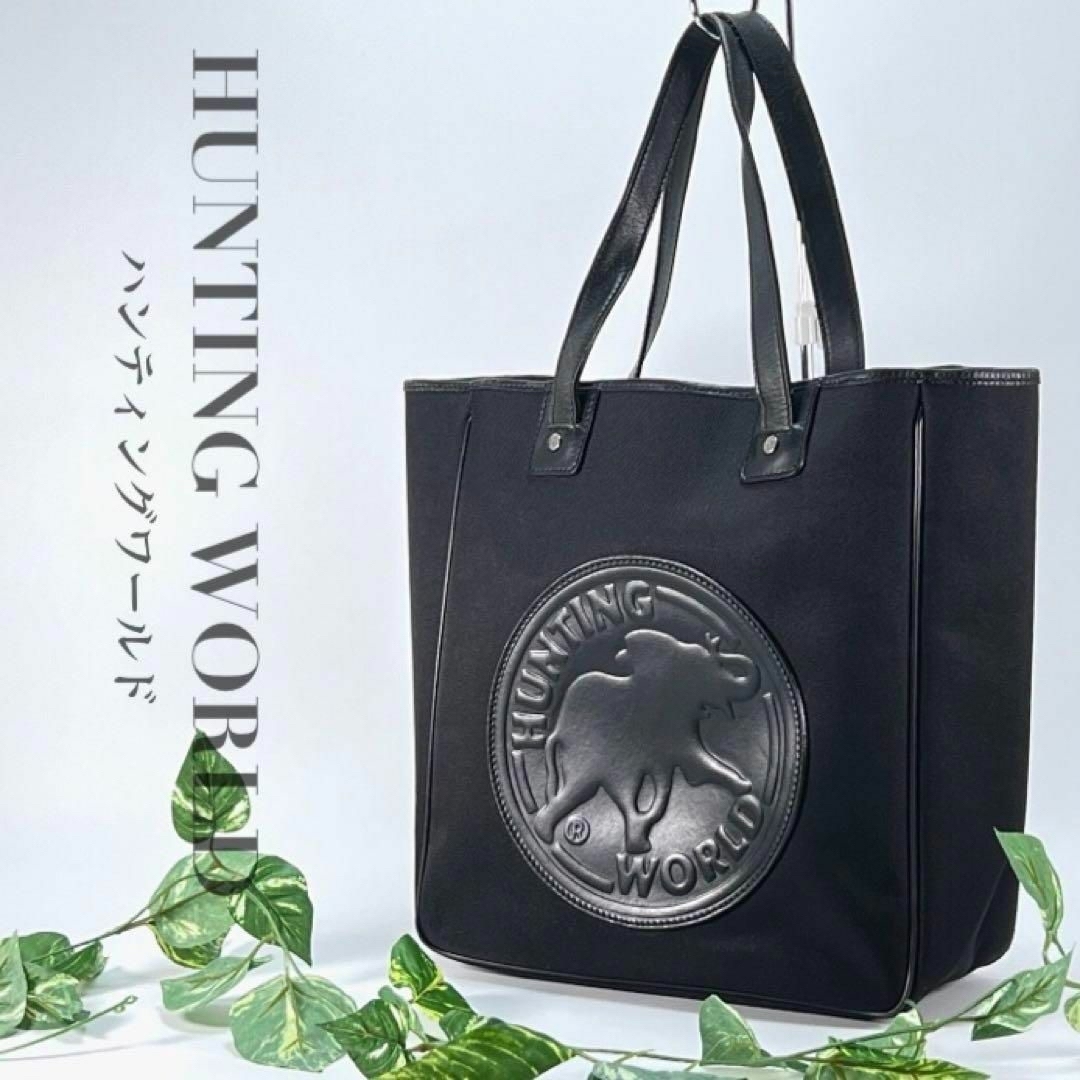 HUNTING WORLD/ハンティングワールド】未使用 グレー ハンドバッグ HUNTING WORLD/ハンティングワールド】未使用 グレー ハンドバッグ