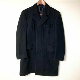 【極美品】 PaulSmith チェスターコート 現行 ドット M ダークグレー