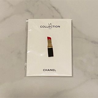 シャネル(CHANEL)のCHANEL ピンバッジ LA COLLECTION ノベルティー リップ(ノベルティグッズ)