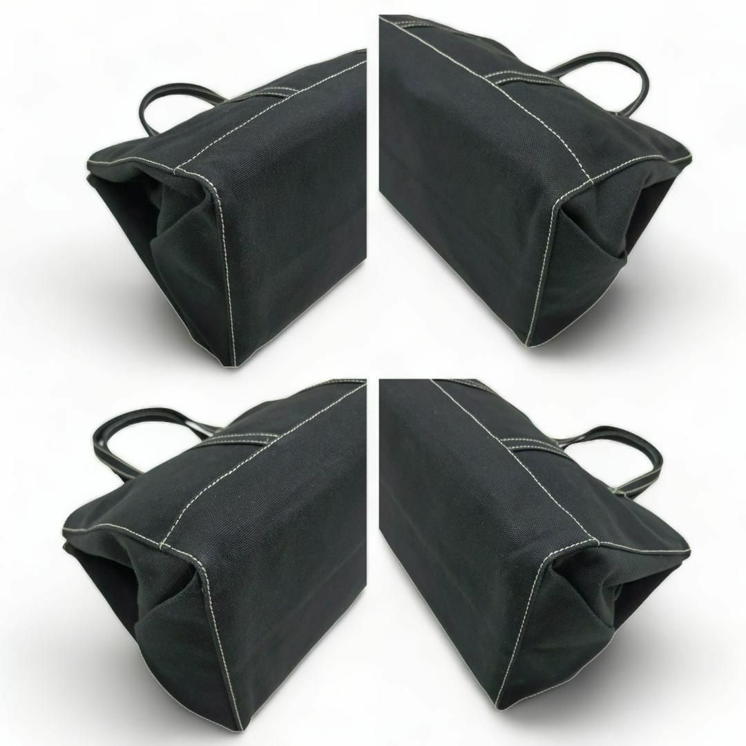 Russet(ラシット)のラシット　トートバッグ　2way　ブラック　黒 　斜め掛け　キャンバス　A4収納 レディースのバッグ(トートバッグ)の商品写真