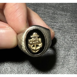 vintage USN usnavy silver 925 ring リング(リング(指輪))