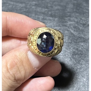 vintage USN usnavy Gold ring  リング ミリタリー細いのだと1617号ぐらいです