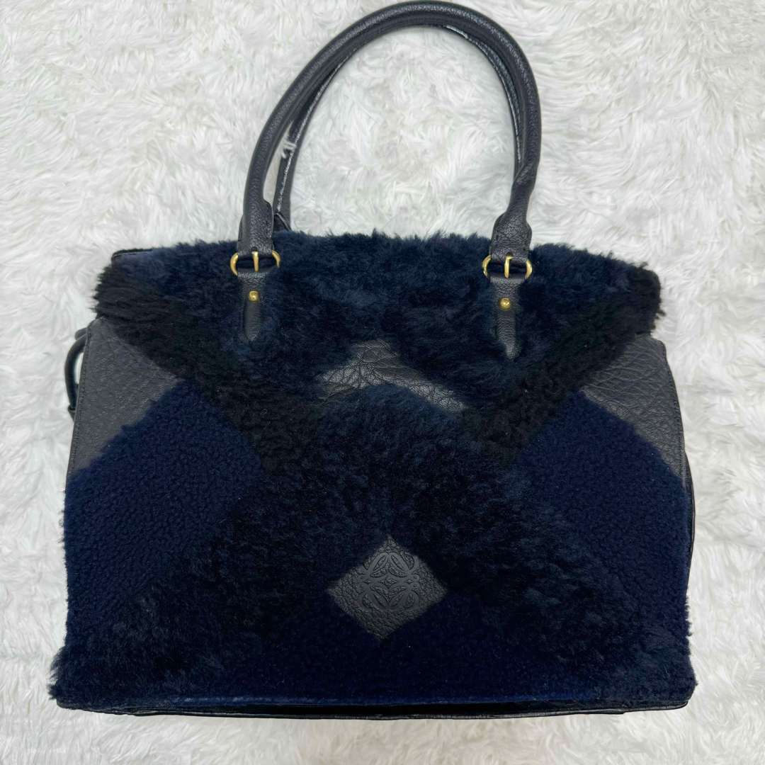 LOEWE - 美品✨LOEWE ロエベ ムートン トートバッグ ハンドバッグ