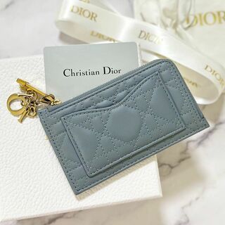 Dior - 極美品✨現行 DIOR カナージュ カードホルダー チャーム付 ...